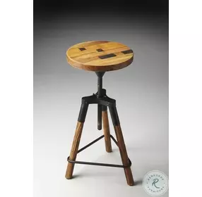 Hinton Brown Revolving Bar Stool