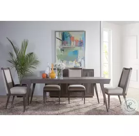 Cohesion Program Natural Greige And Antico Haiku Upholstered Side Chair