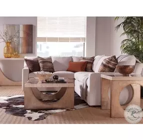 Signature Designs Cream And Warm Silver Impresario Square End Table