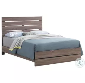 Brantford Barrel Oak Panel Bedroom set
