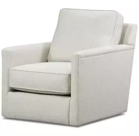 Durango Moose Off White and Gray Performance Fabric Upholstered Accent Chair