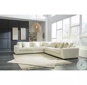 Lindyn Ivory 5 Piece Modular Sectional
