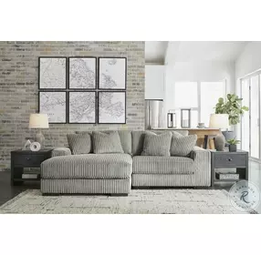 Lindyn Fog Small Sectional with LAF Chaise