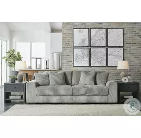 Lindyn Fog Modular Loveseat