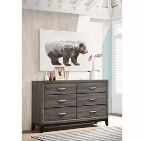 Watson Gray Oak And Black Dresser