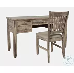 Rustic Shores Grey Wash Desk