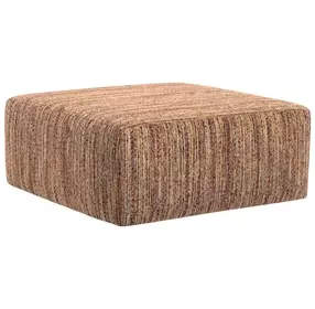 Avondale Rosewood Upholstered Square Cocktail Ottoman