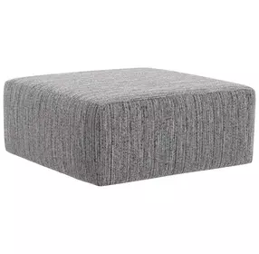 Avondale Marble Upholstered Square Cocktail Ottoman