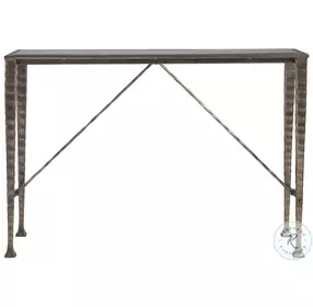 Signature Designs Bronze Foil Cortona Console Table