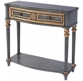 Alexander Blue 37" 1 Drawer Console Table