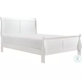 Mayville White Sleigh Bedroom Set