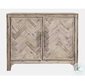 Gramercy Grey Wash 2 Door Accent Cabinet