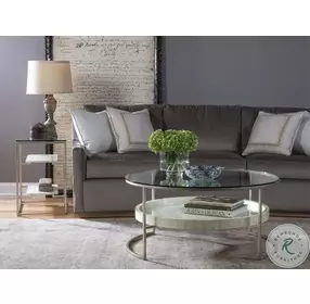 Signature Designs Champagne Foil And Capiz Shell Cumulus Capiz Tier Table