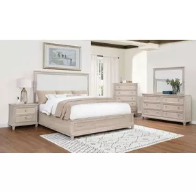 Pembroke Washed Oak 6 Drawer Dresser