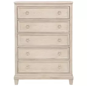 Pembroke Washed Oak 5 Drawer Chest