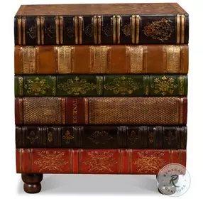 Florentine Books Multicolor Chairside Chest