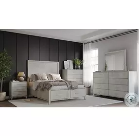 Eloquence Gray Power Nightstand