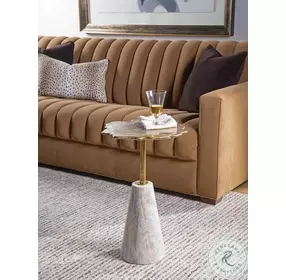 Signature Designs Clad And Bronze Moriarty Round Spot Table