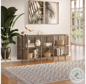 Rhapsody Grey Wash 72" Accent Console Table