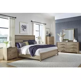 Arlington Nutmeg Queen Panel Bed