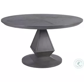 Appellation Medium Gray wire brushed Round Dining Room Set