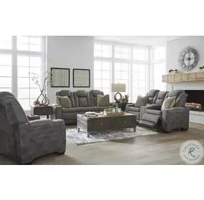 Todoe Dark Gray And Silver Lift Top Cocktail Table