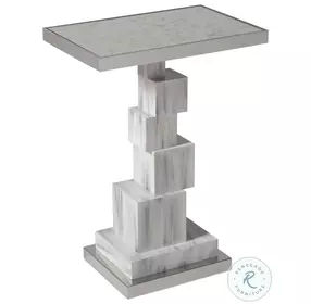 Signature Designs Bone Touche Rectangular Spot Table