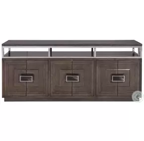 Signature Designs Gold And Dark Umber Viscount TV Stand