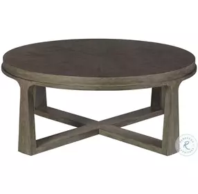 Cohesion Program Grigio Rousseau Round Cocktail Table