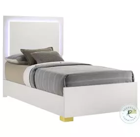 Marceline White Youth Panel Bedroom Set