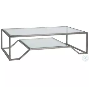 Metal Designs Silver Leaf Byron Rectangular Occasional Table Set