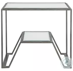 Metal Designs St Laurent Byron Rectangular End Table