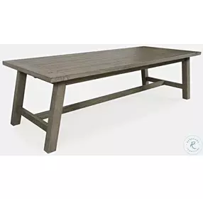 Telluride Driftwood Gray Trestle Extendable Dining Room Set