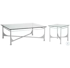 Metal Designs Argento Bruno Rectangular Cocktail Table
