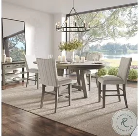 Telluride Beige Upholstered Counter Height Stool Set of 2