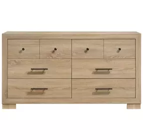 Arielle Light Oak 6 Drawer Dresser