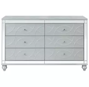 Gunnison Silver Metallic Dresser