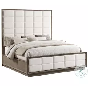 Durango Washed Oak Upholstered Panel Bedroom Set