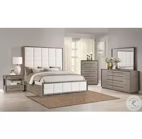 Durango Washed Oak 8 Drawer Dresser With Mirror