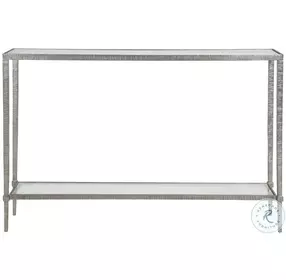 Metal Designs Silver Leaf Claret Console Table