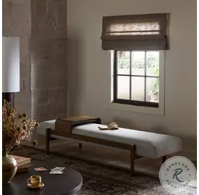 Fawkes Brunswick Pebble Performance Fabric Bench