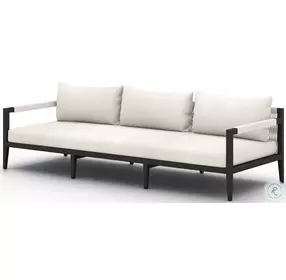 Sherwood Natural Ivory And Bronze Performance Fabric Outdoor Conversation Set