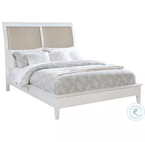 Bexhill White Upholstered Panel Bedroom Set