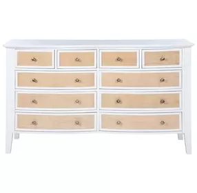 Bexhill White 10 Drawer Dresser