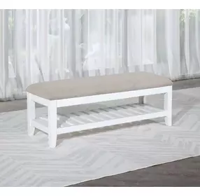 Bexhill White Bench