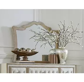 Antonella Ivory And Camel Mirror