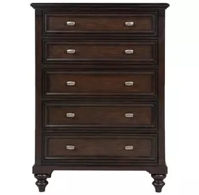 Andover Dark Oak 5 Drawer Chest