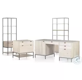 Trey Dove Poplar Executive Desk