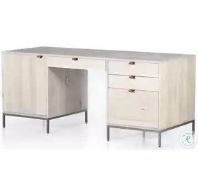Trey Dove Poplar Executive Home Office Set