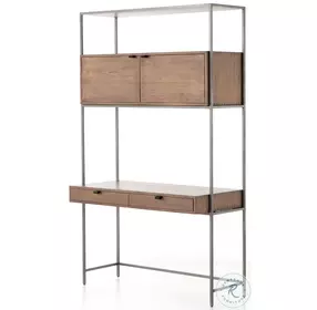 Trey Auburn Poplar Modular Wall Home Office Set